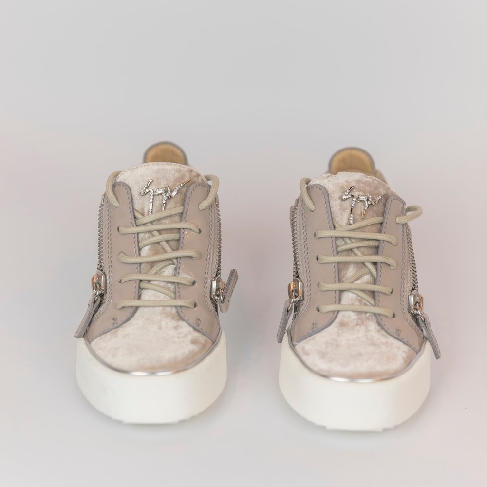 Giuseppe Zanotti Velvet Sneakers Size 35